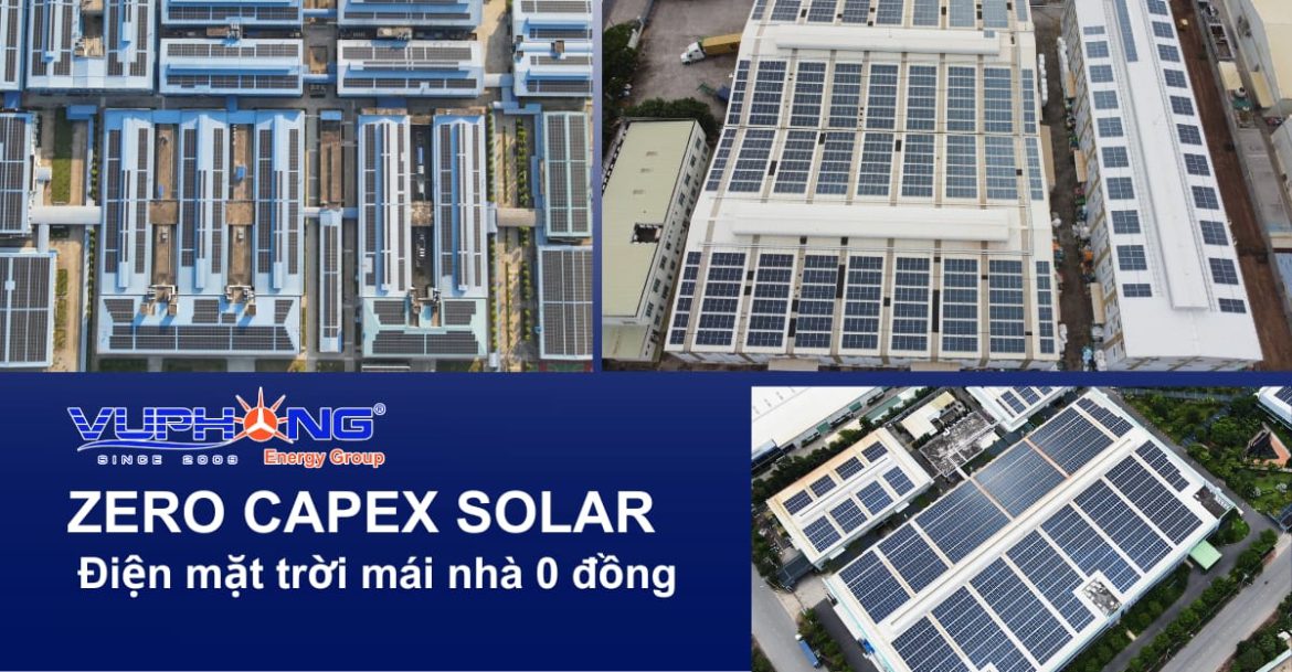 Điện mặt trời mái nhà 0 đồng giải pháp xanh tối ưu cho doanh nghiệp