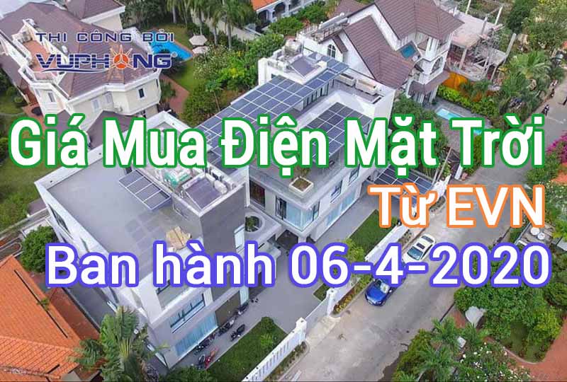 Biểu Giá Điện Mặt Trời 2020 Chi Tiết: Áp Mái, Nổi, Mặt Đất