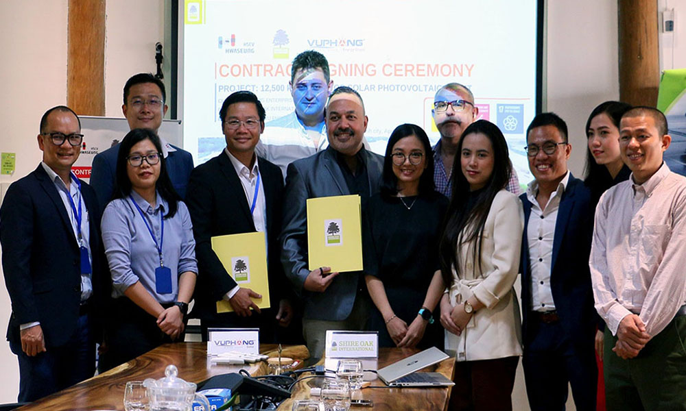 Vũ Phong hợp tác phát triển điện mặt trời 12,5 MWp
